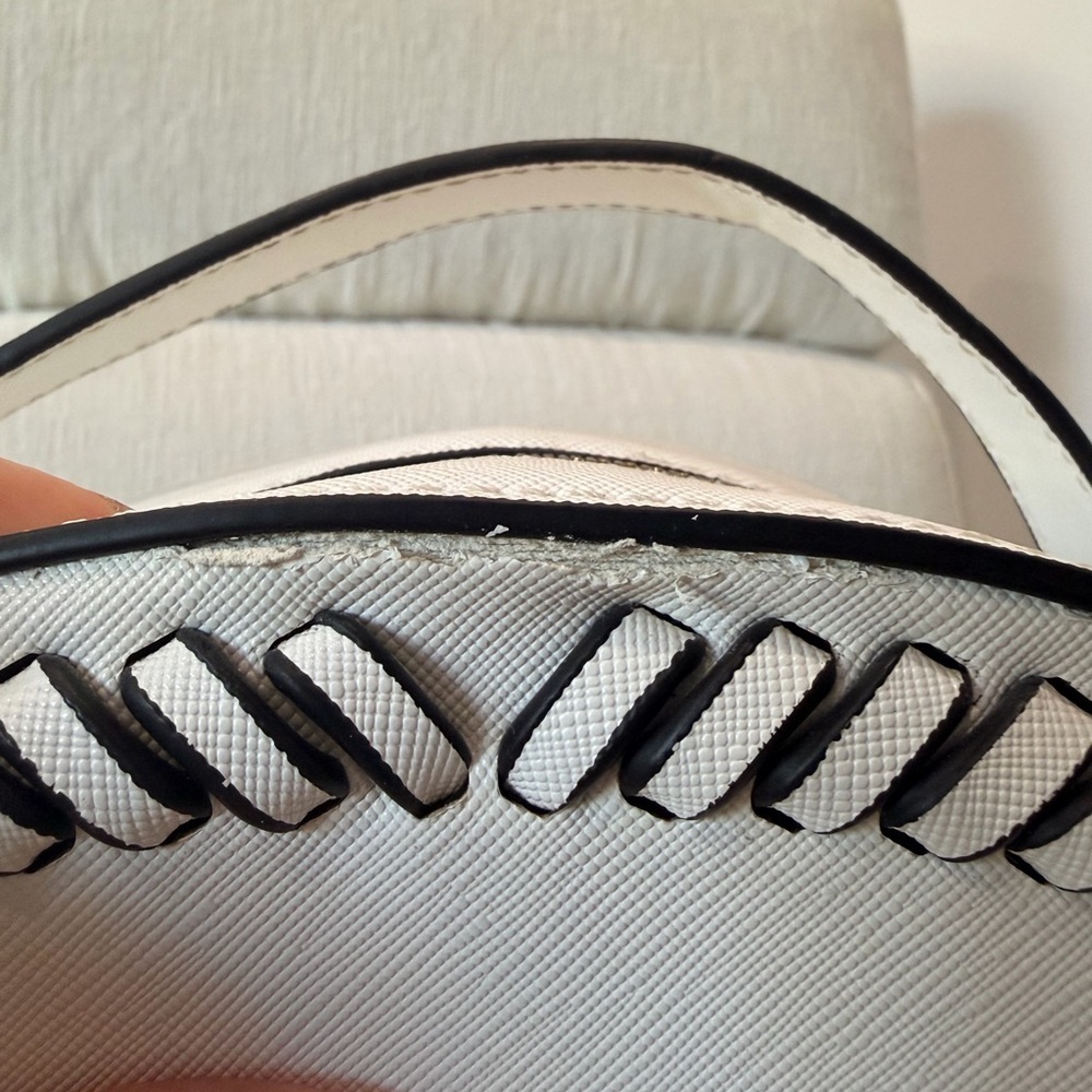 Calpak Cream Backpack with Black Detailing - Picture 2 of 8